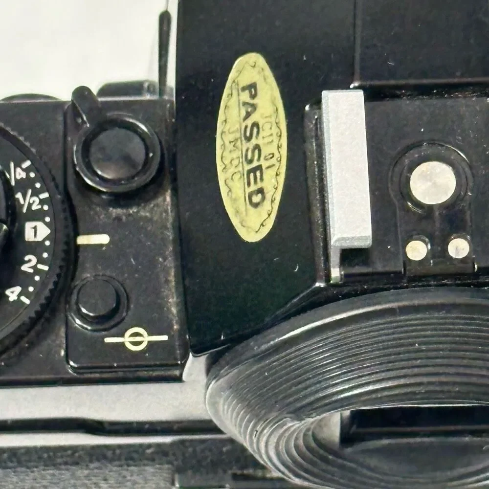 Vintage Canon A-1 Black 35 mm SLR with Strap/ Body Only